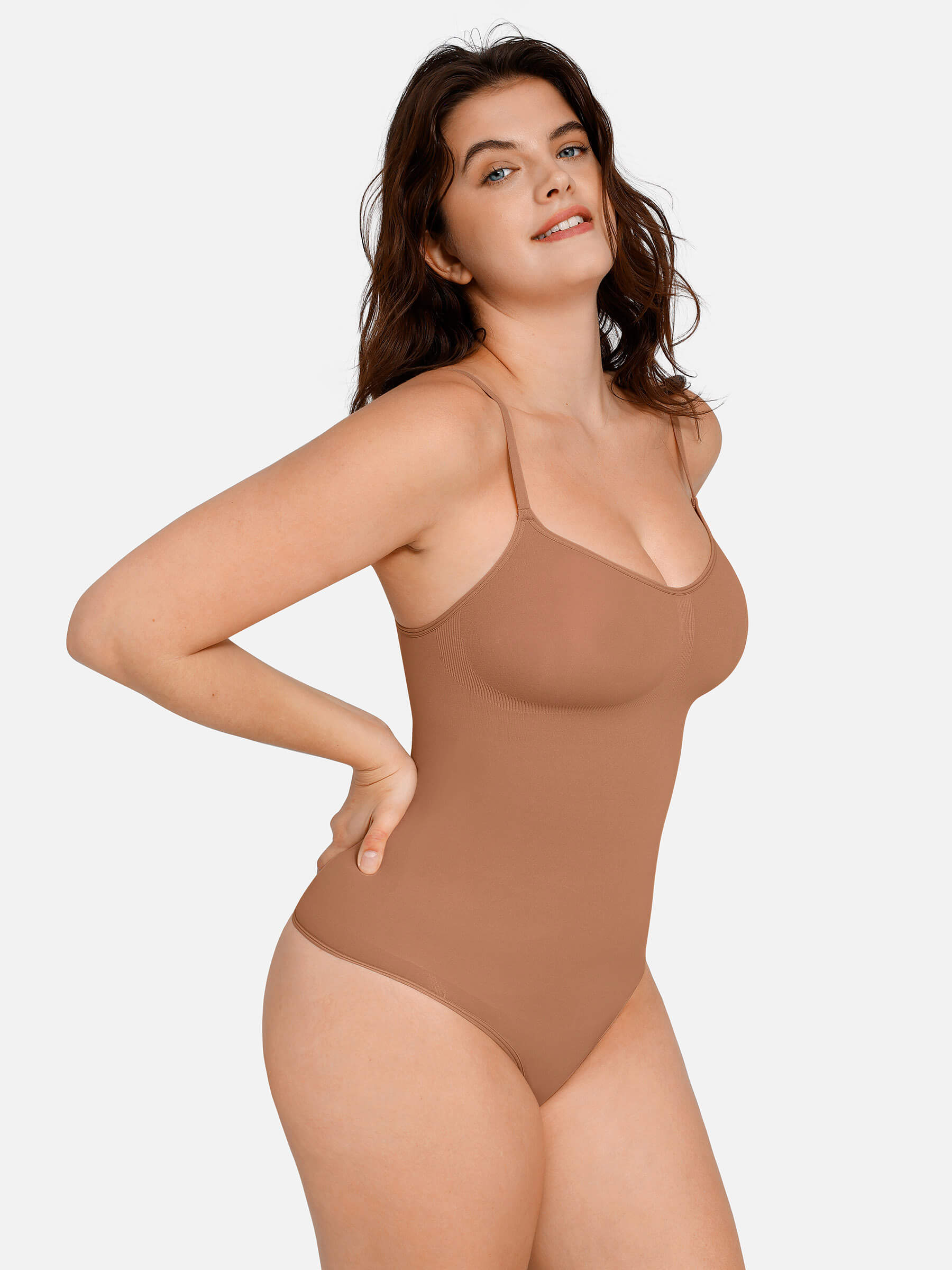 Seamless Thong Shapewear Bodysuit