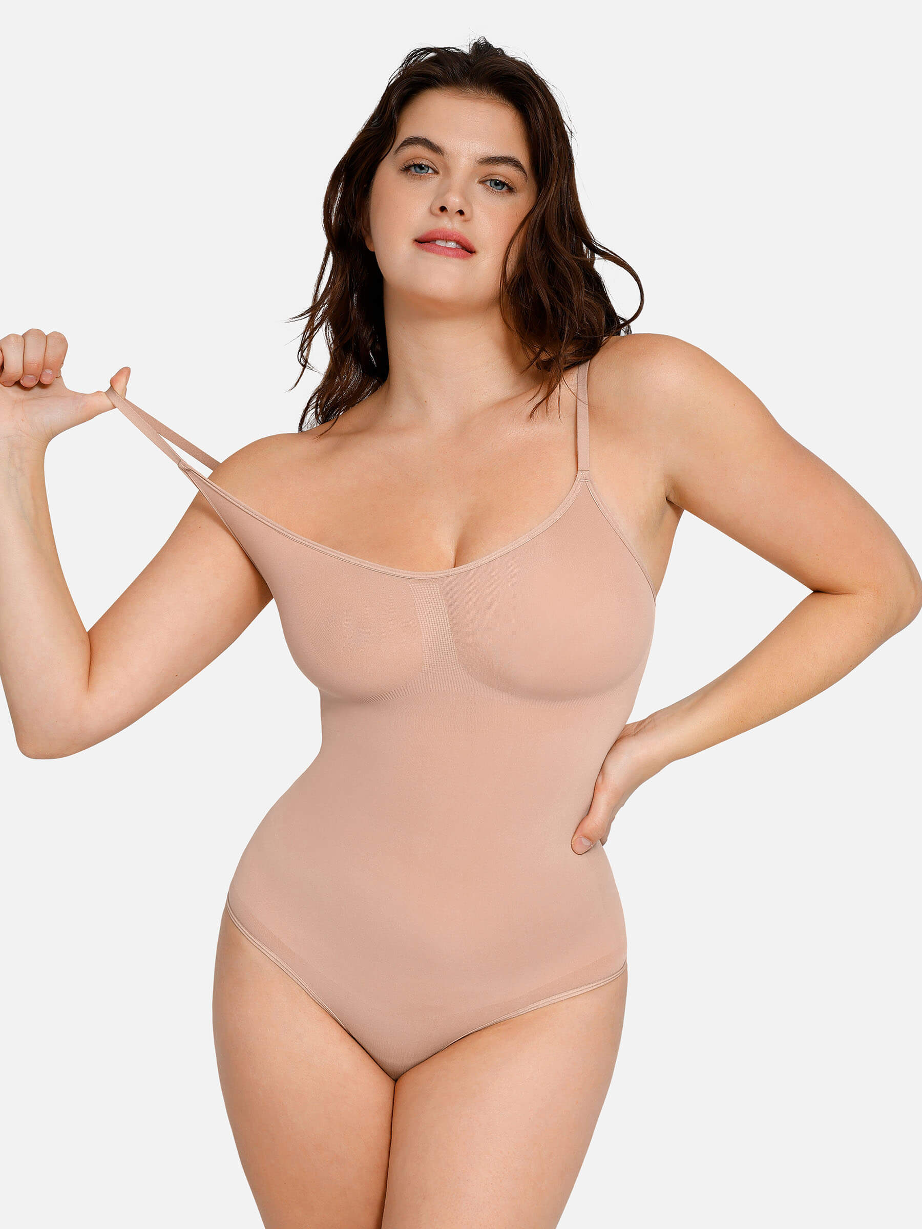 Seamless Thong Shapewear Bodysuit